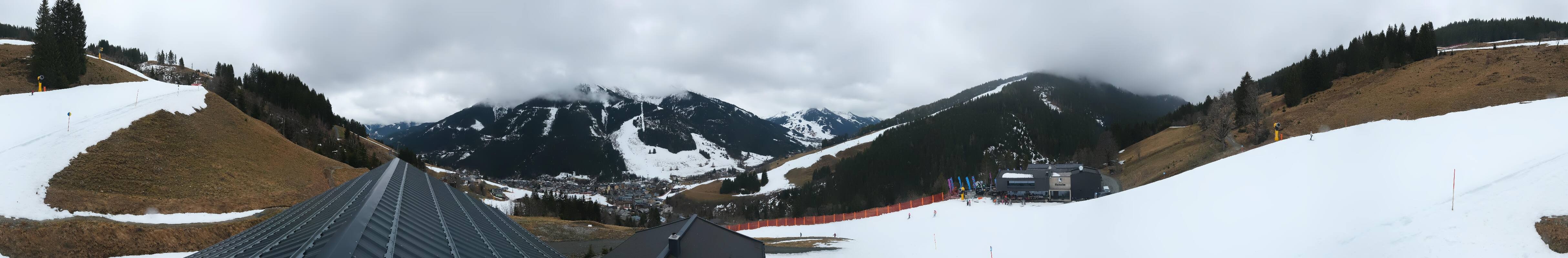 Archived image Webcam Saalbach - View from the Maisalm