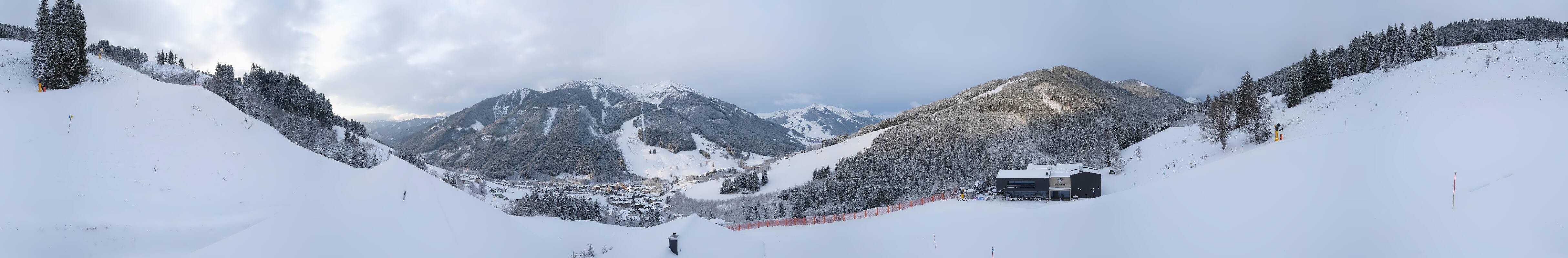 Archived image Webcam Saalbach - View from the Maisalm