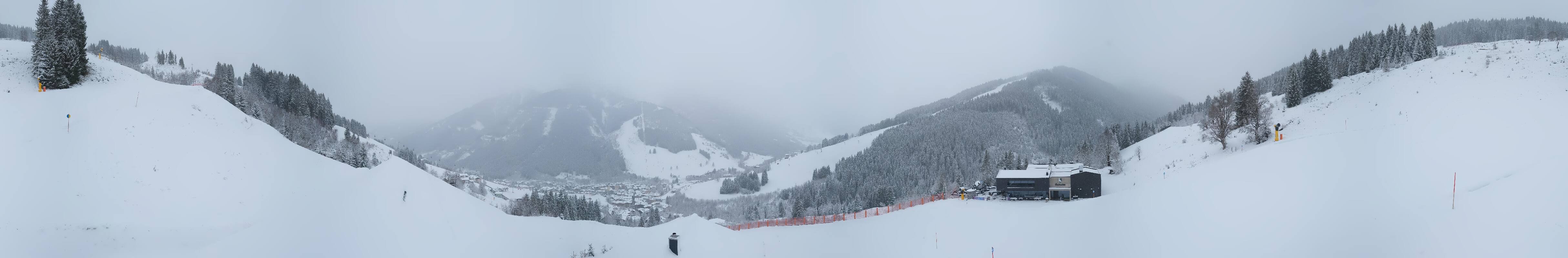 Archived image Webcam Saalbach - View from the Maisalm