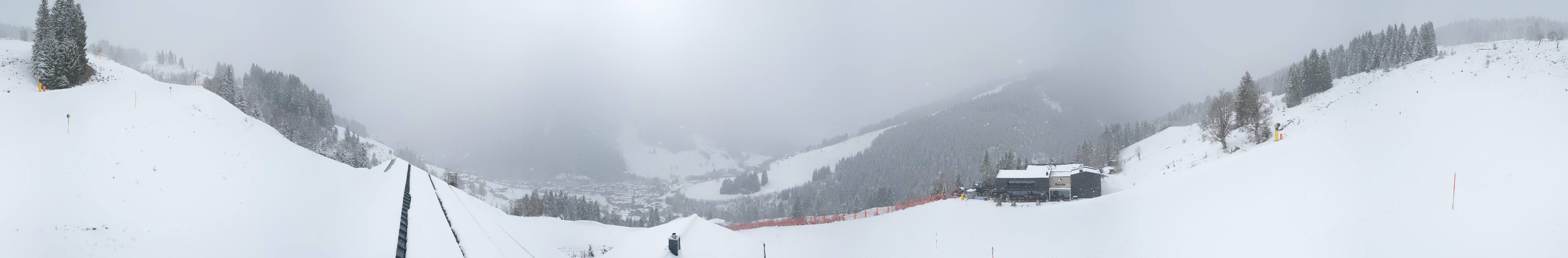 Archiv Foto Webcam Saalbach - Blick von der Maisalm