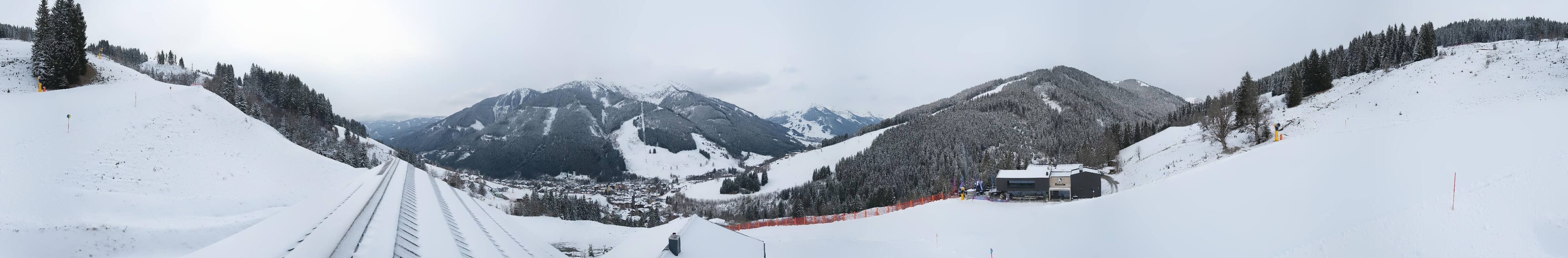 Archiv Foto Webcam Saalbach - Blick von der Maisalm