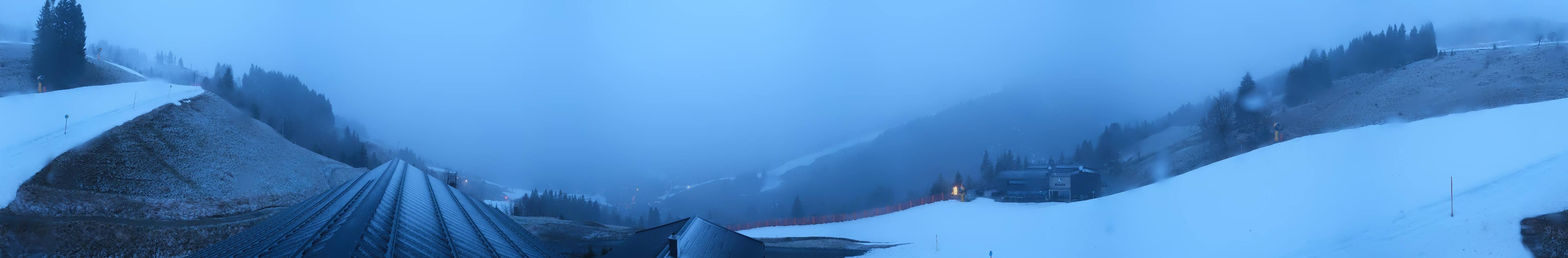 Archived image Webcam Saalbach - View from the Maisalm