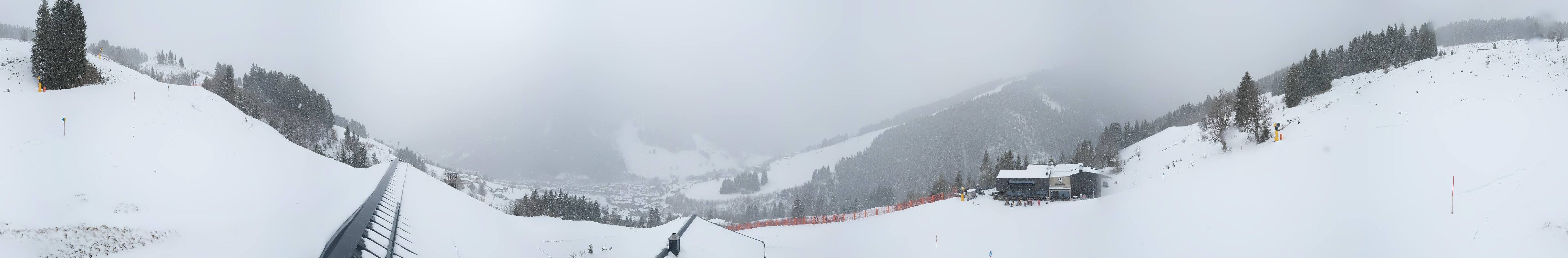 Archiv Foto Webcam Saalbach - Blick von der Maisalm