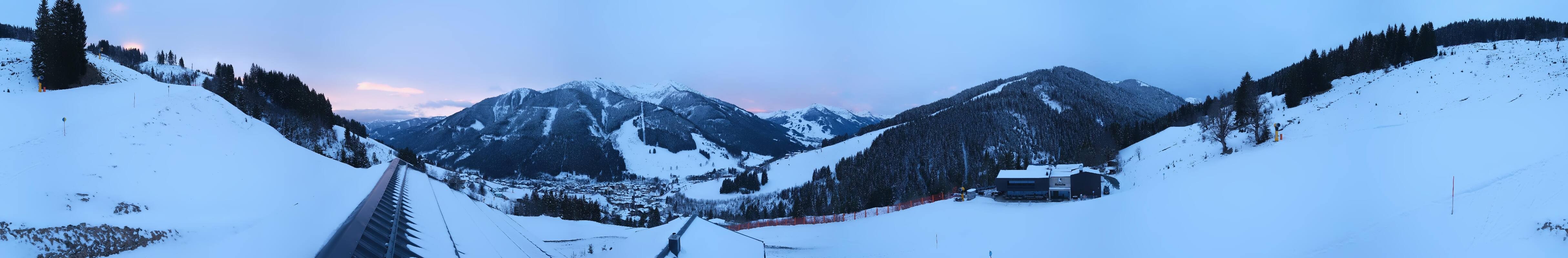 Archiv Foto Webcam Saalbach - Blick von der Maisalm