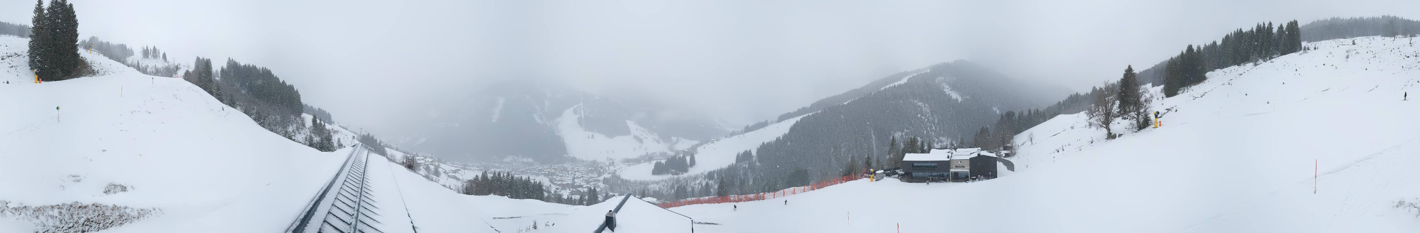 Archived image Webcam Saalbach - View from the Maisalm