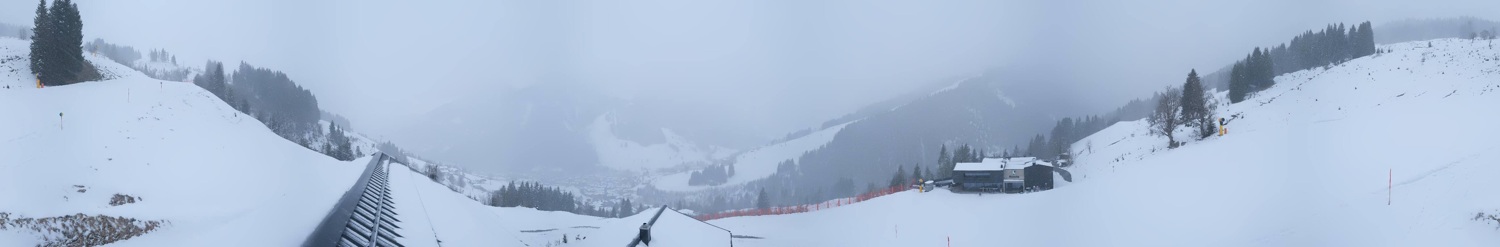Archived image Webcam Saalbach - View from the Maisalm
