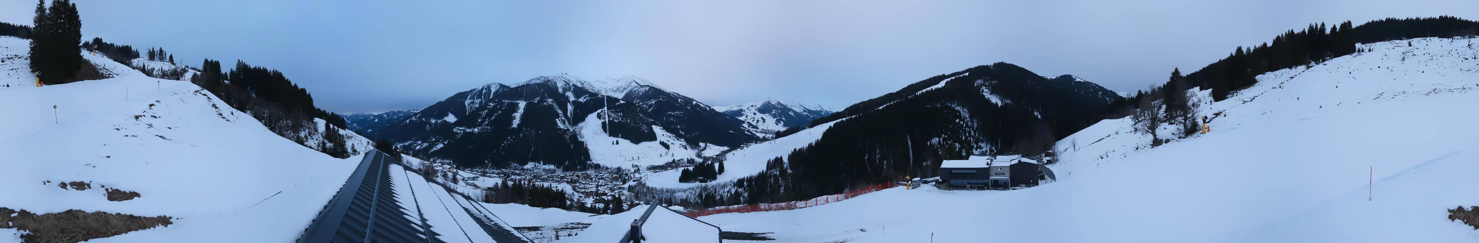 Archived image Webcam Saalbach - View from the Maisalm