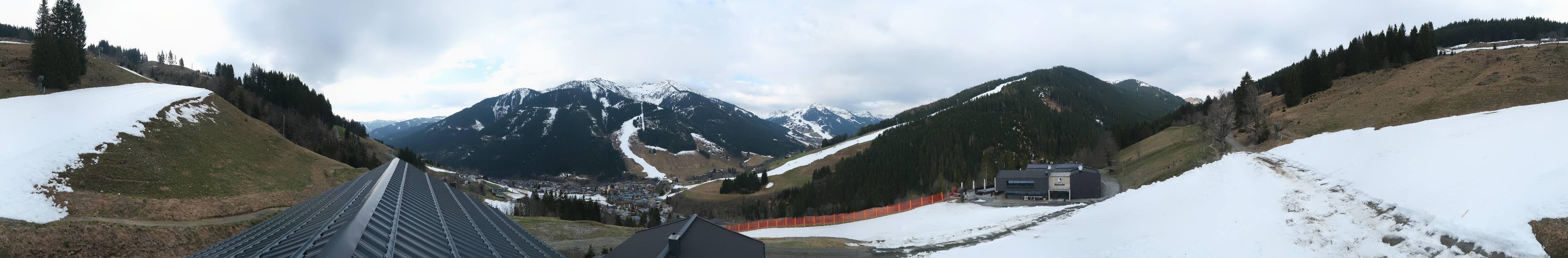 Archiv Foto Webcam Saalbach - Blick von der Maisalm