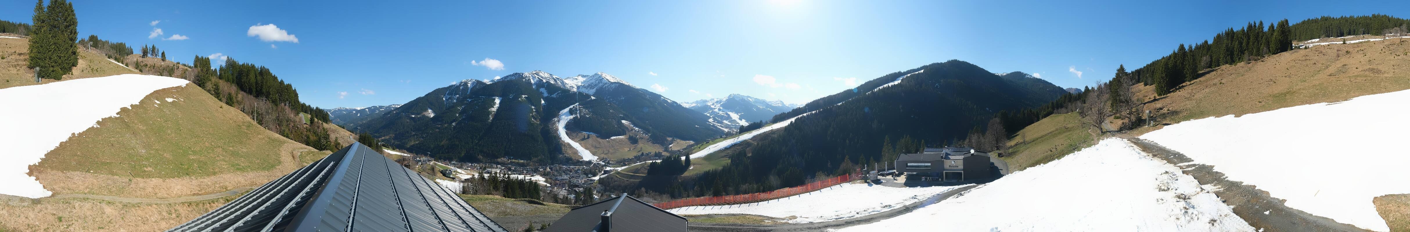 Archiv Foto Webcam Saalbach - Blick von der Maisalm