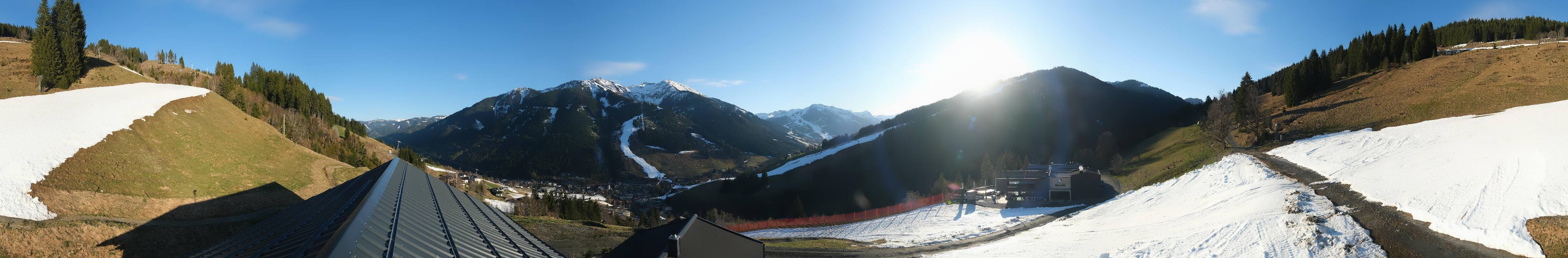 Archiv Foto Webcam Saalbach - Blick von der Maisalm