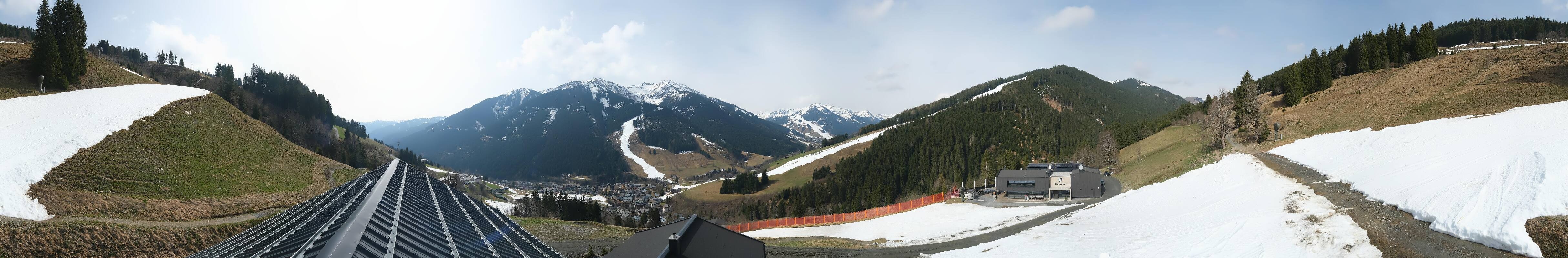 Archiv Foto Webcam Saalbach - Blick von der Maisalm
