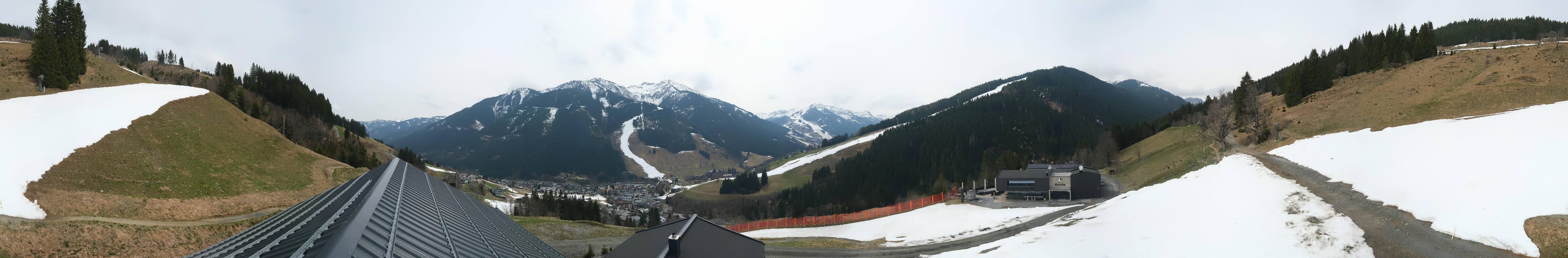 Archiv Foto Webcam Saalbach - Blick von der Maisalm