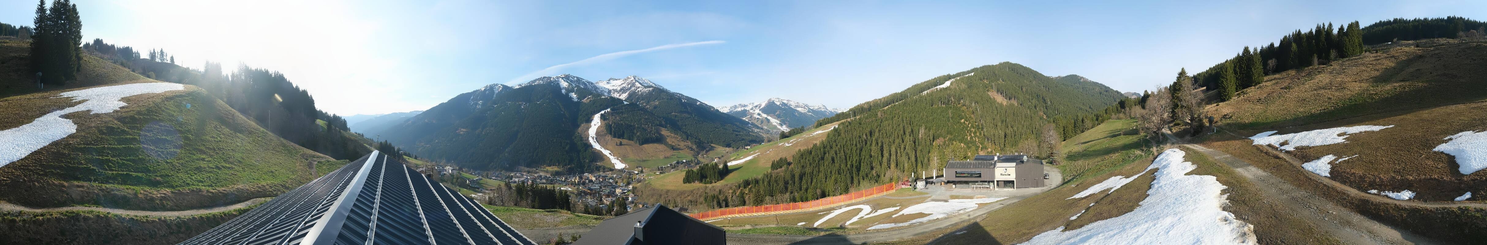 Archiv Foto Webcam Saalbach - Blick von der Maisalm