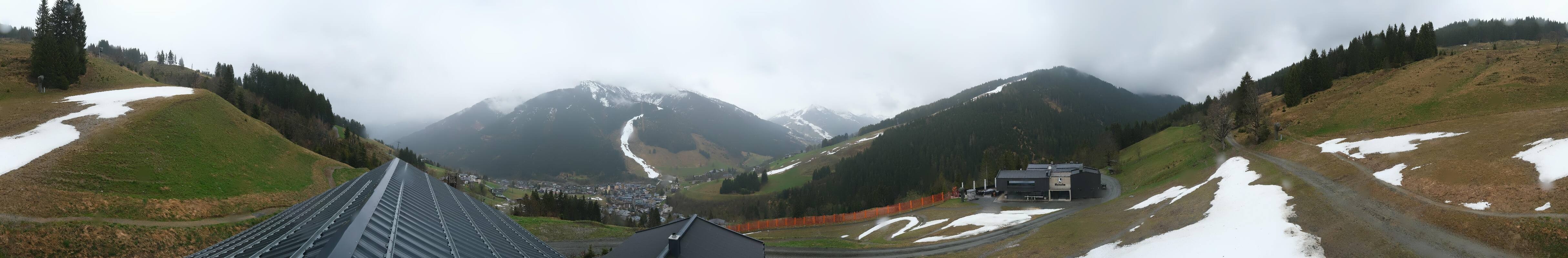 Archived image Webcam Saalbach - View from the Maisalm