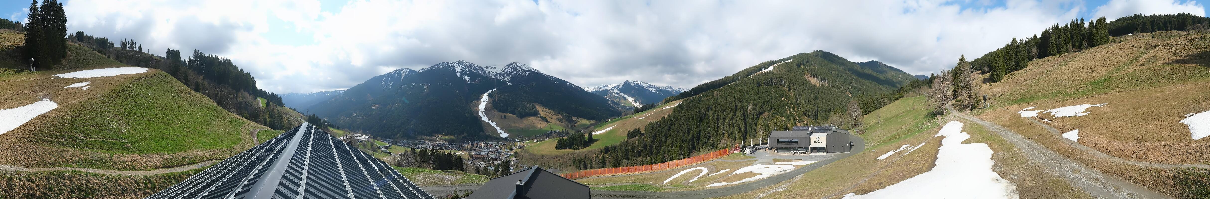 Archiv Foto Webcam Saalbach - Blick von der Maisalm