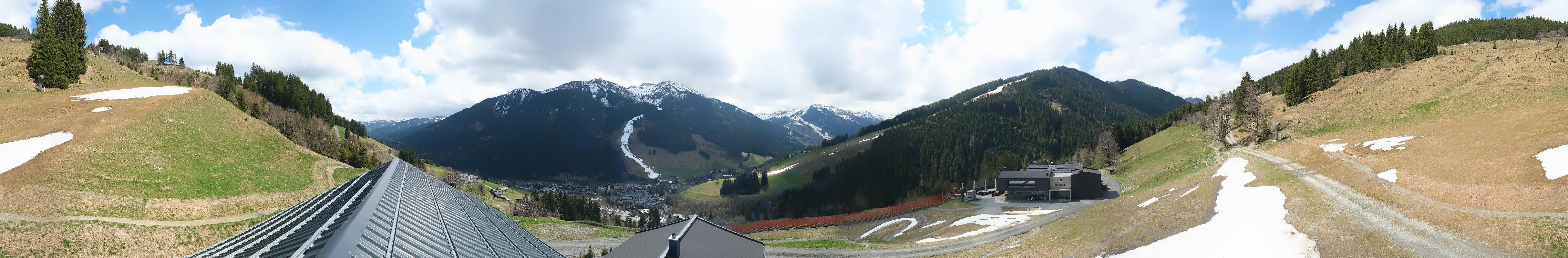 Archiv Foto Webcam Saalbach - Blick von der Maisalm