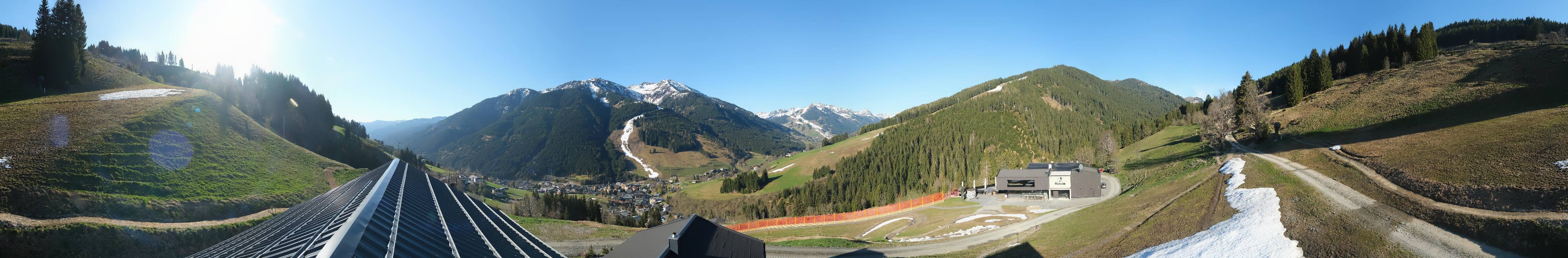 Archiv Foto Webcam Saalbach - Blick von der Maisalm
