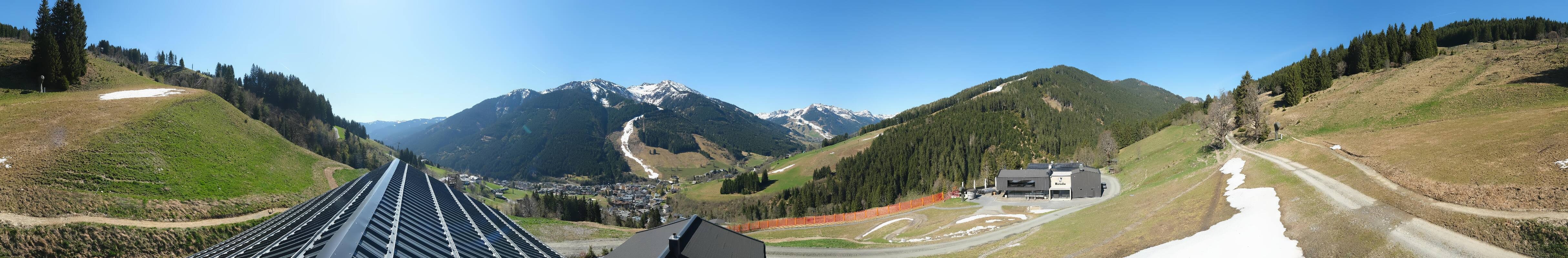 Archiv Foto Webcam Saalbach - Blick von der Maisalm