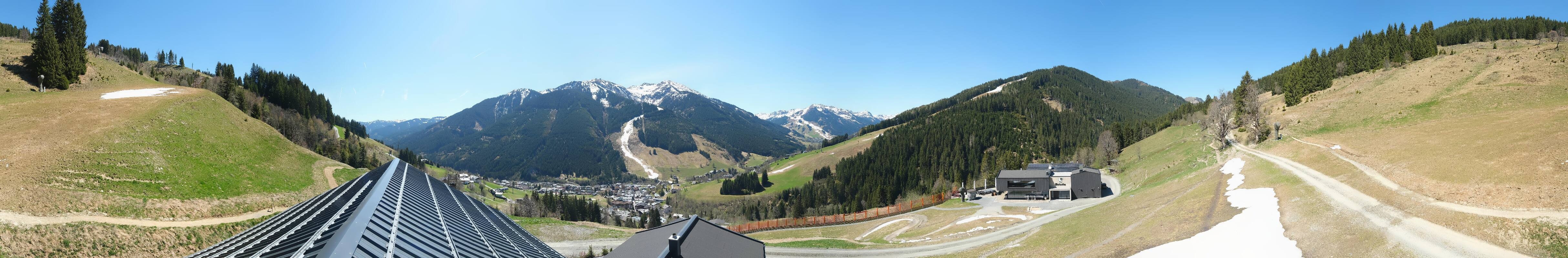 Archiv Foto Webcam Saalbach - Blick von der Maisalm