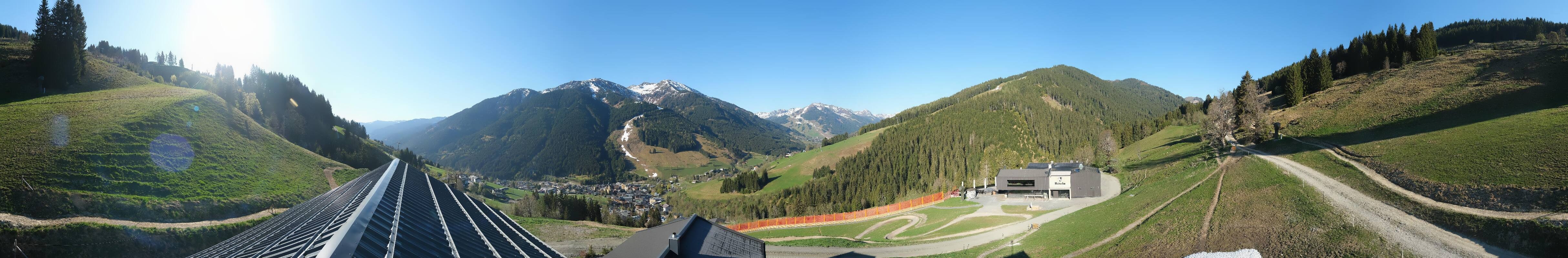 Archiv Foto Webcam Saalbach - Blick von der Maisalm