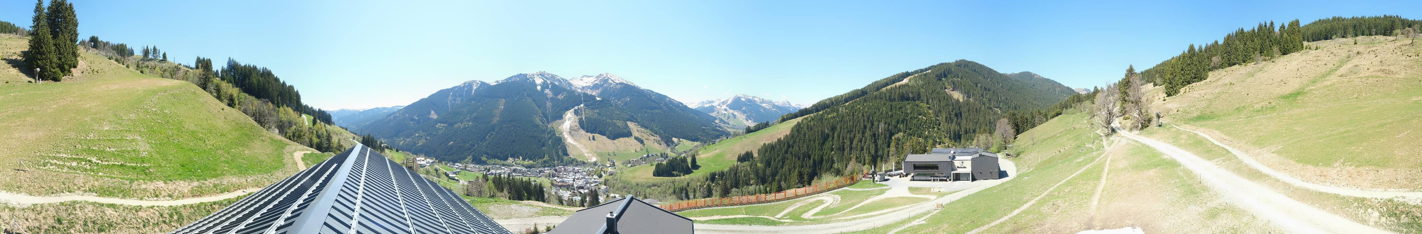 Archiv Foto Webcam Saalbach - Blick von der Maisalm
