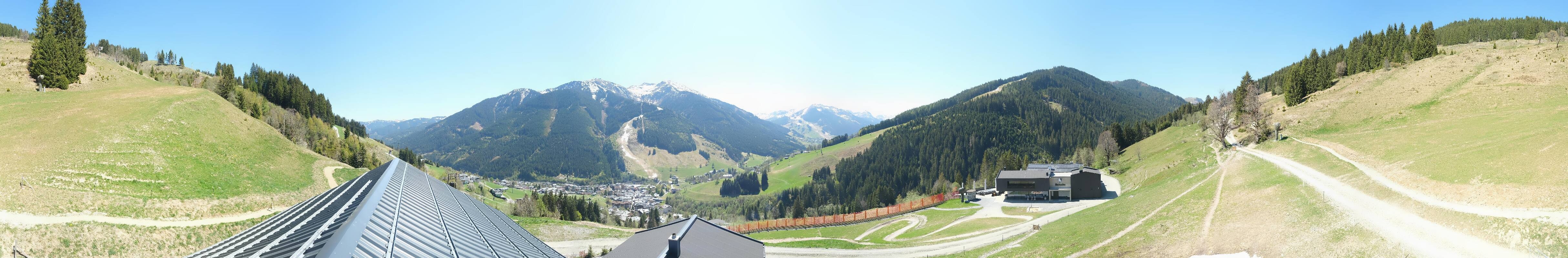 Archiv Foto Webcam Saalbach - Blick von der Maisalm