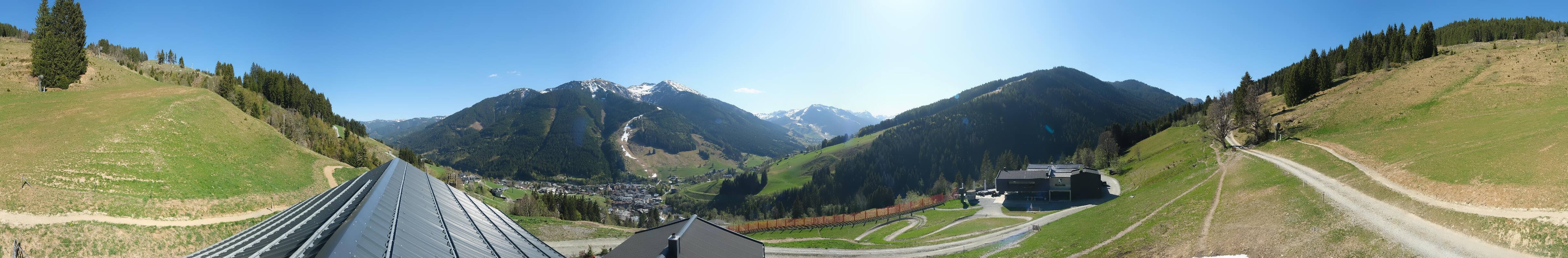 Archiv Foto Webcam Saalbach - Blick von der Maisalm
