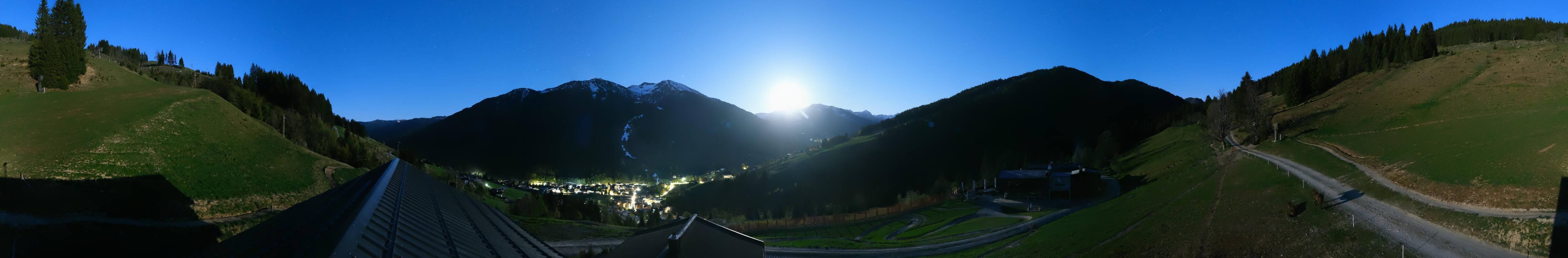 Archiv Foto Webcam Saalbach - Blick von der Maisalm