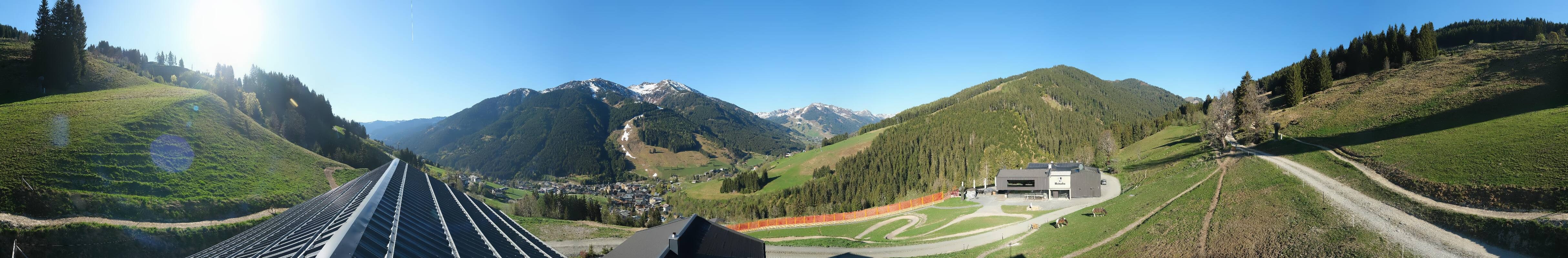 Archiv Foto Webcam Saalbach - Blick von der Maisalm