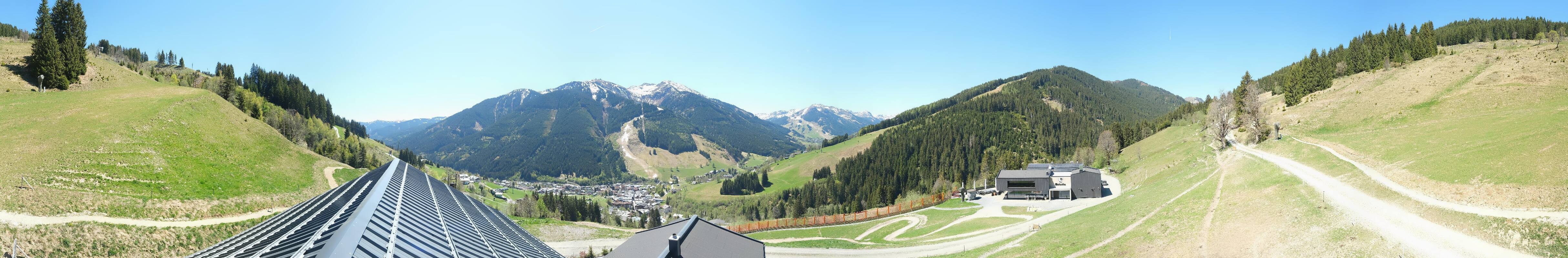 Archiv Foto Webcam Saalbach - Blick von der Maisalm