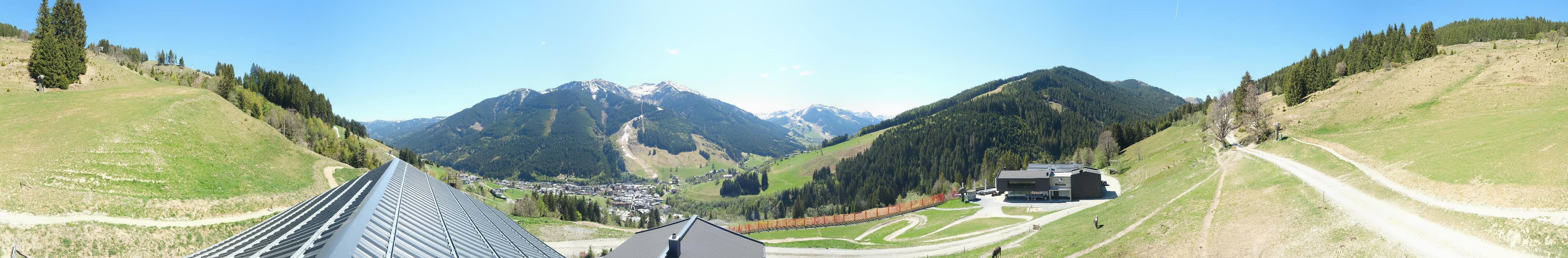 Archiv Foto Webcam Saalbach - Blick von der Maisalm