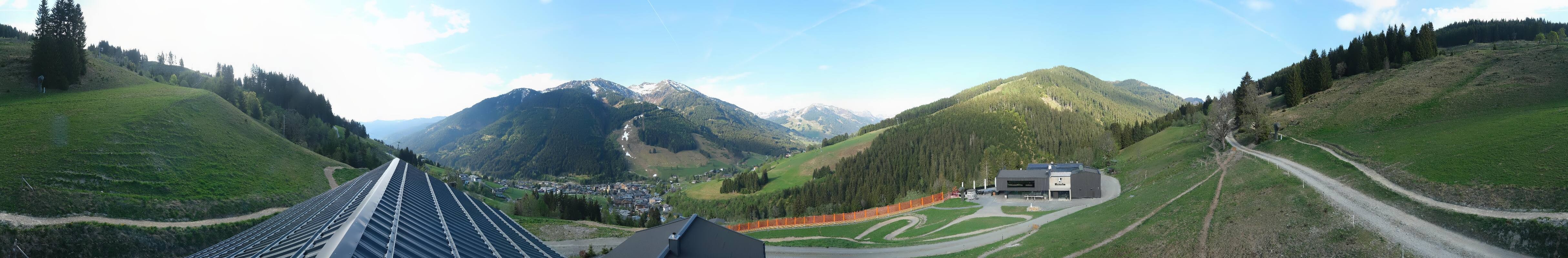 Archiv Foto Webcam Saalbach - Blick von der Maisalm