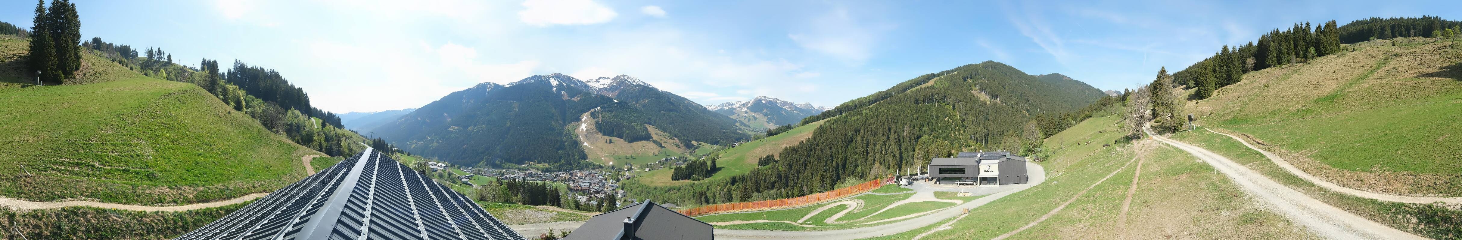 Archiv Foto Webcam Saalbach - Blick von der Maisalm