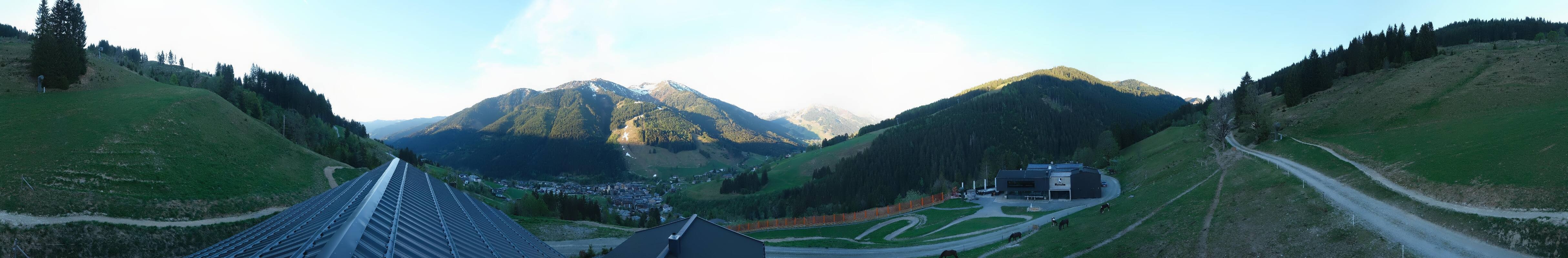 Archiv Foto Webcam Saalbach - Blick von der Maisalm