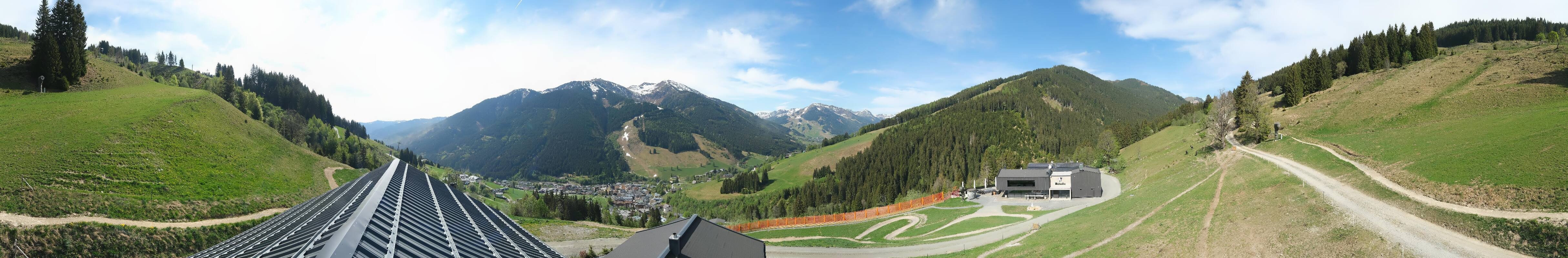 Archiv Foto Webcam Saalbach - Blick von der Maisalm
