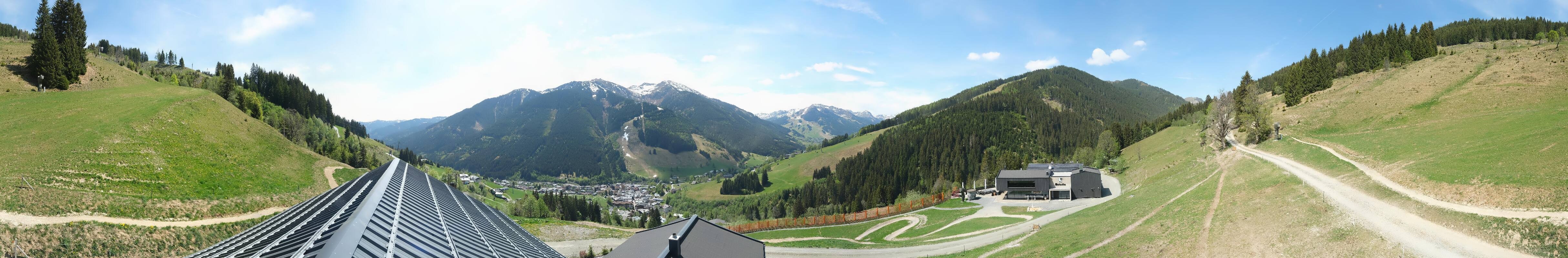 Archiv Foto Webcam Saalbach - Blick von der Maisalm