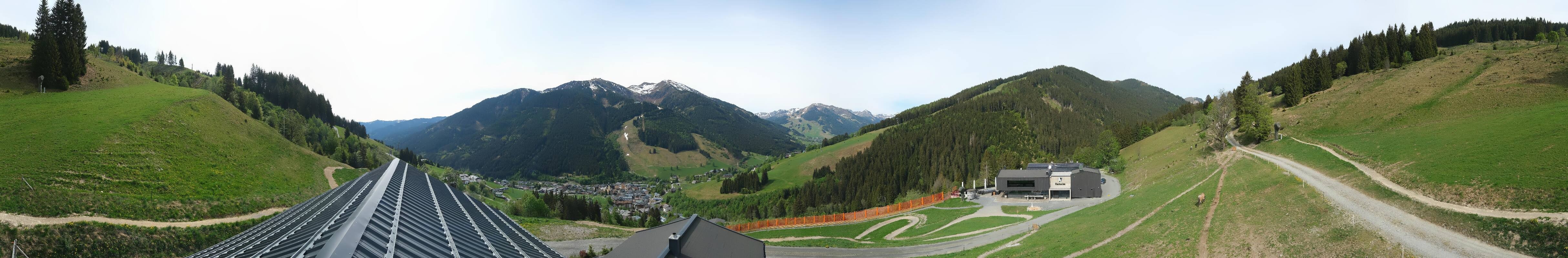 Archiv Foto Webcam Saalbach - Blick von der Maisalm