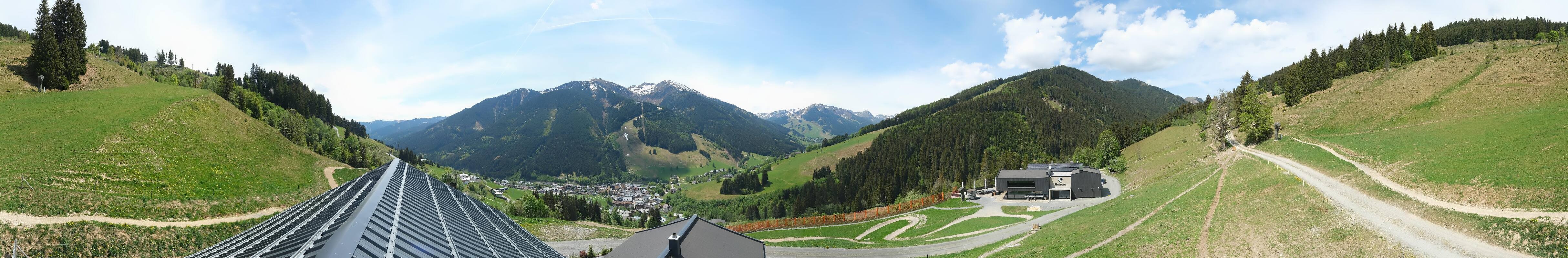Archiv Foto Webcam Saalbach - Blick von der Maisalm