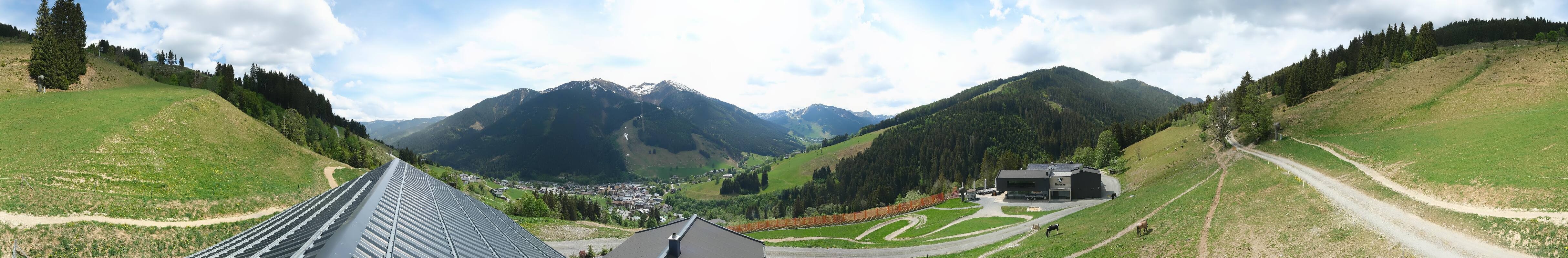 Archiv Foto Webcam Saalbach - Blick von der Maisalm