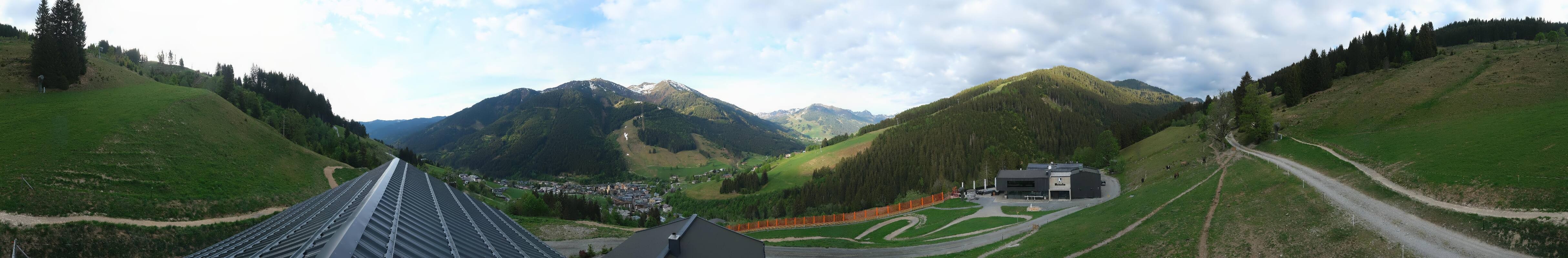 Archiv Foto Webcam Saalbach - Blick von der Maisalm