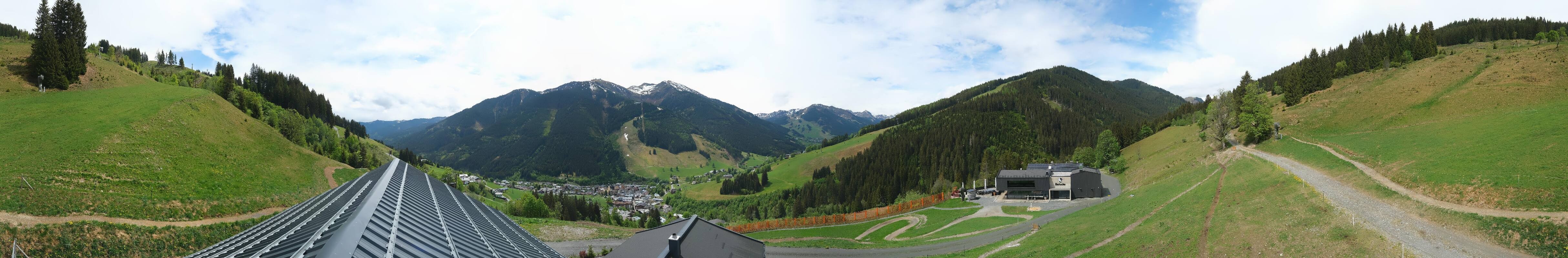 Archiv Foto Webcam Saalbach - Blick von der Maisalm