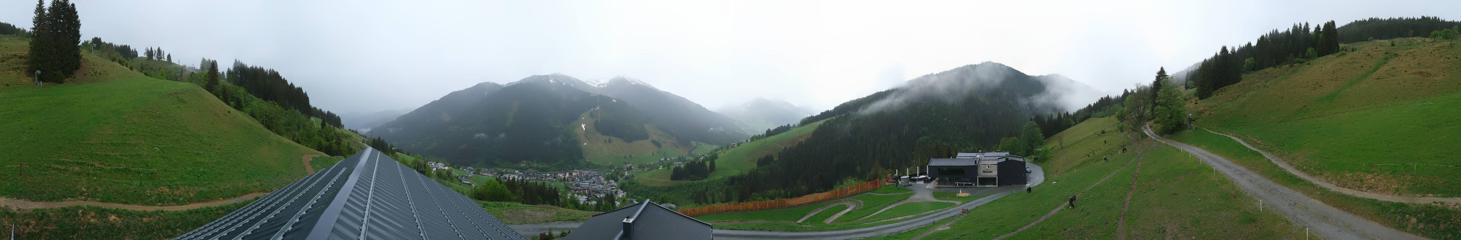 Archiv Foto Webcam Saalbach - Blick von der Maisalm