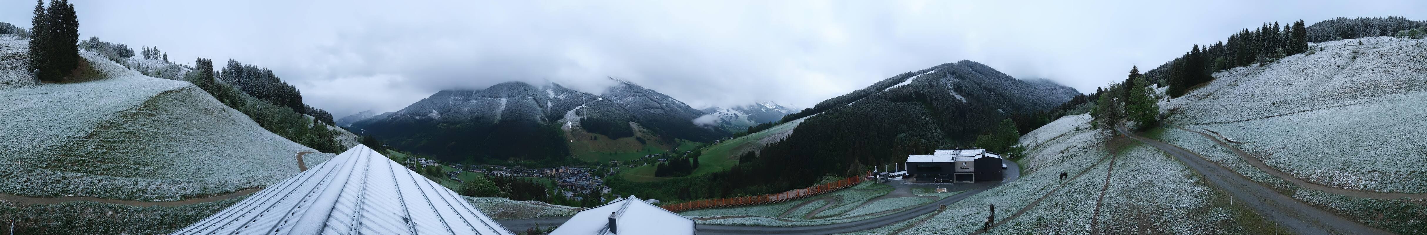 Archiv Foto Webcam Saalbach - Blick von der Maisalm