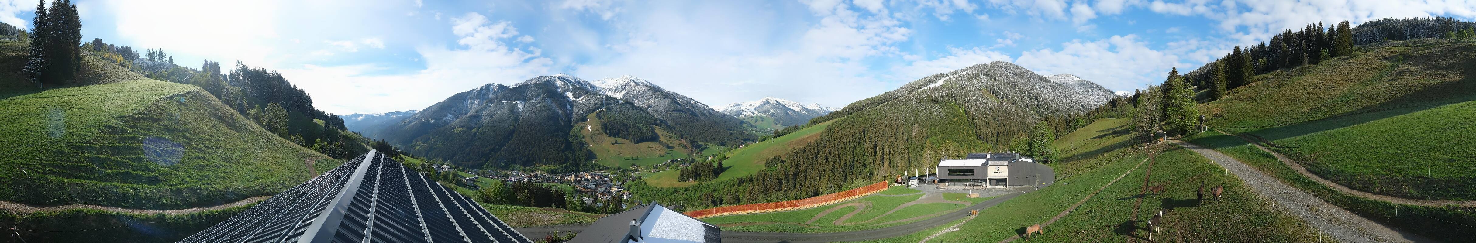 Archiv Foto Webcam Saalbach - Blick von der Maisalm
