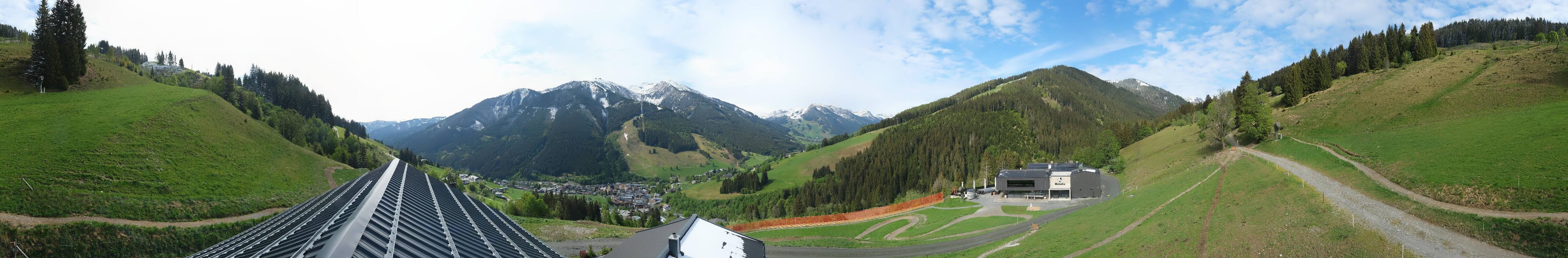 Archiv Foto Webcam Saalbach - Blick von der Maisalm
