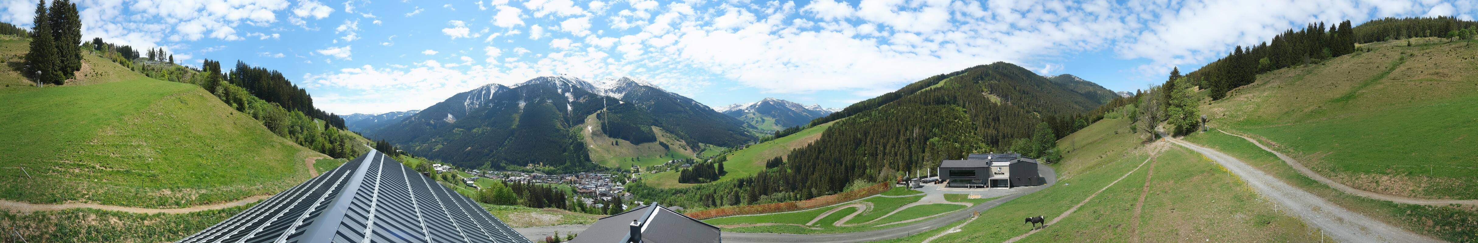 Archiv Foto Webcam Saalbach - Blick von der Maisalm