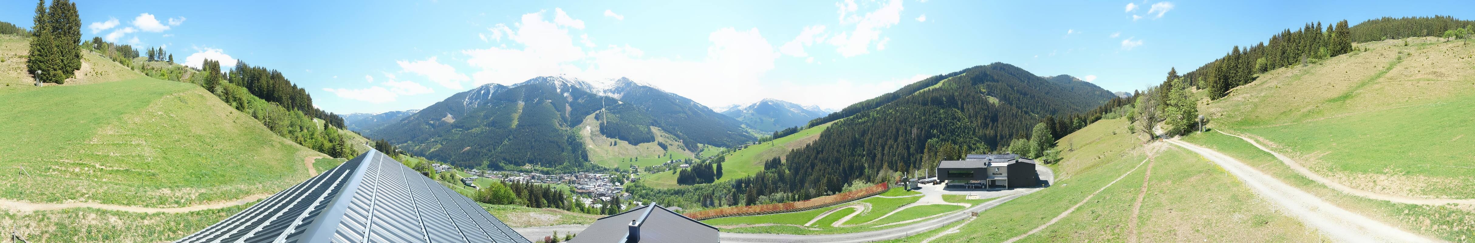 Archiv Foto Webcam Saalbach - Blick von der Maisalm