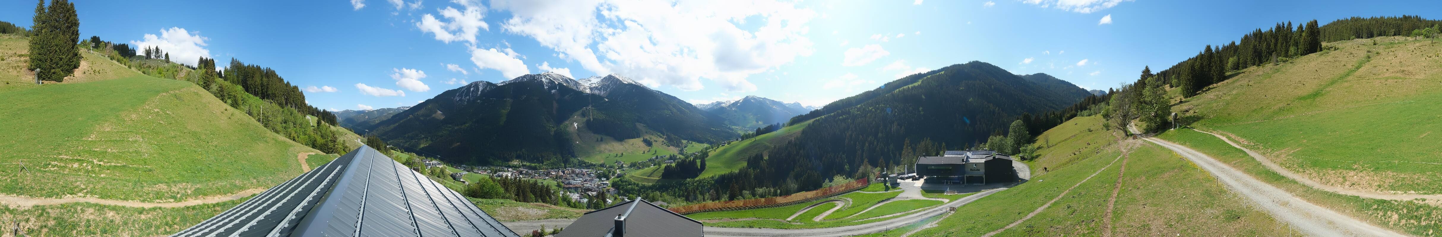 Archiv Foto Webcam Saalbach - Blick von der Maisalm