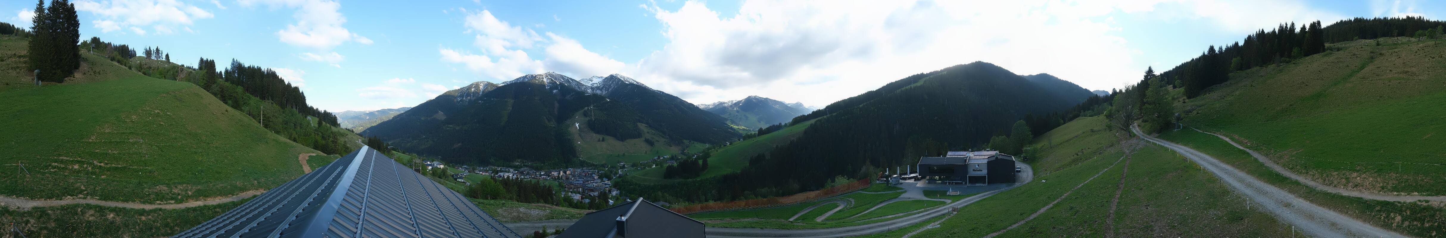 Archiv Foto Webcam Saalbach - Blick von der Maisalm