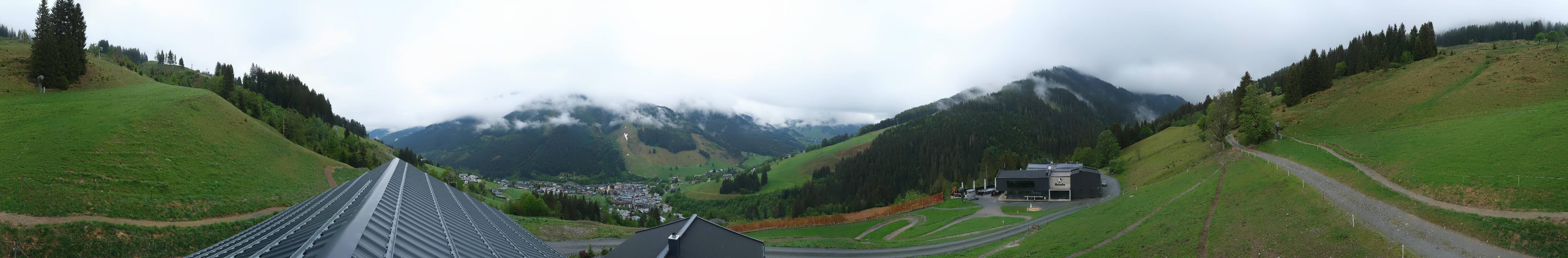 Archiv Foto Webcam Saalbach - Blick von der Maisalm